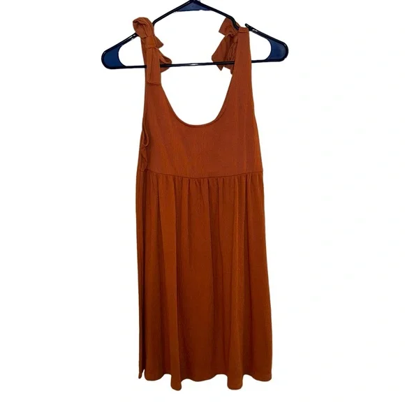 wild fable | Dresses | Womens Burnt Orangereddish Clay Colored Tank Empire  Waist Mini Dress Size M | Poshmark